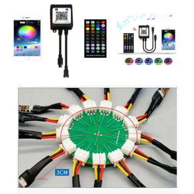 Dây Đèn Led Tỏa Hoa Dán Tường Noen 16 Màu Cảm Biến Âm Thanh Nháy Theo Nhạc 200.000₫