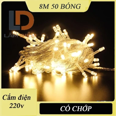 Dây đèn LED trang trí 50m chống nước, tiết kiệm điện - Giá chỉ 35.000 VNĐ 6