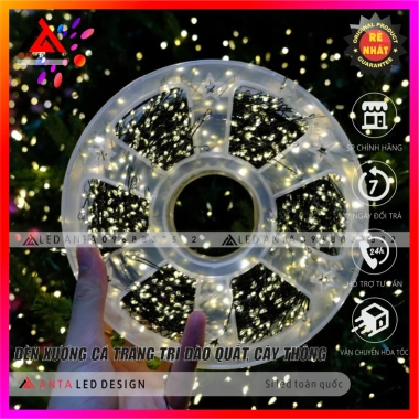 Dây đèn LED trang trí Tết 30m 20m 10m ánh sáng vàng vintage - Giá chỉ 115k