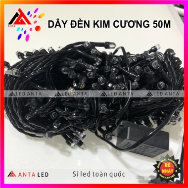 Dây đèn LED trang trí Tết 30m 20m 10m ánh sáng vàng vintage - Giá chỉ 115k