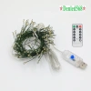 Dây đèn LED xanh hạt gạo 8 chế độ nháy đom đóm, chống nước, ngoài trời giá 99k 2