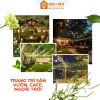 Dây đèn ngoài trời 5m-10m chống nước, trang trí cà phê, Noel Tết - 99.000 VND 8