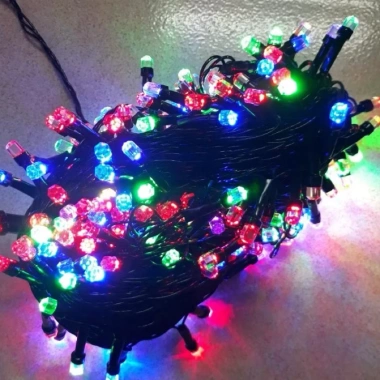 Dây Đèn Nháy Chớp LED Kim Cương 10-50m Nhiều Màu Chống Nước Trang Trí Noel Ngoài Trời Giá Ưu Đãi 29k