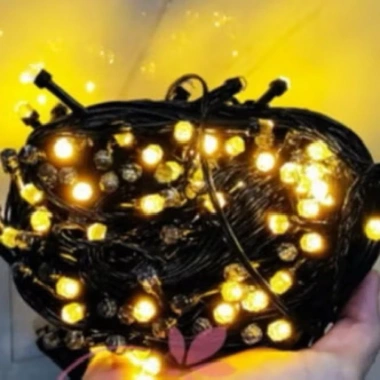 Dây Đèn Nháy Chớp LED Kim Cương 10-50m Nhiều Màu Chống Nước Trang Trí Noel Ngoài Trời Giá Ưu Đãi 29k