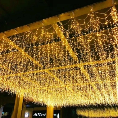 Dây Đèn Nháy Kim Cương 40m Đa Màu - LED Chống Nước, Cây Thông Noel, Tết Giá 36.000đ 7