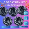 Dây Đèn Nháy Kim Cương 40m Nhiều Màu Chống Nước - Trang Trí Ngoài Trời Noel Tết 7