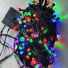 Dây Đèn Nháy Kim Cương 40m Nhiều Màu Chống Nước - Trang Trí Ngoài Trời Noel Tết 8