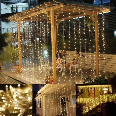 Dây Đèn Nháy Kim Cương 40m Nhiều Màu LED Chống Nước Trang Trí Noel Tết Giá 59.000 8