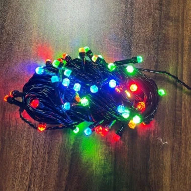 Dây Đèn Nháy Kim Cương 40m Nhiều Màu LED Chống Nước Trang Trí Noel Tết Giá 59.000 9