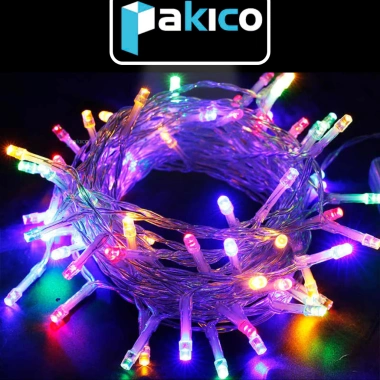 Dây Đèn Nháy LED Trang Trí Tết Ngoài Trời Đủ Màu PAKICO - Bóng Nháy Sặc Sỡ