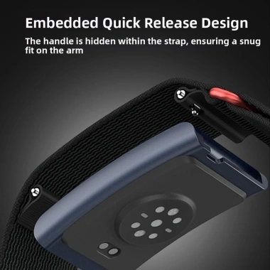 Dây đeo AHYS Bicep Band Nylon thoáng khí, điều chỉnh cho Amazfit Helio - 154k 3