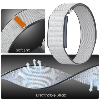 Dây đeo AHYS Bicep Band Nylon thoáng khí, điều chỉnh cho Amazfit Helio - 154k 4