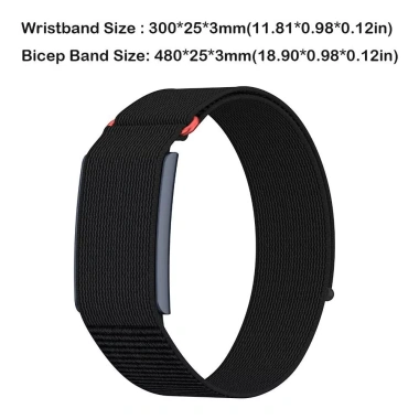 Dây đeo AHYS Bicep Band Nylon thoáng khí, điều chỉnh cho Amazfit Helio - 154k 6