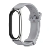 Dây Đeo Cao Su Mi Band 10-3 Mặt Kim Loại, Khung Thép Không Gỉ, Mềm Hơn Dây Z, CHÍNH HÃNG 4