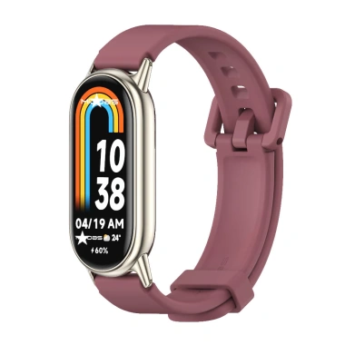 Dây Đeo Cao Su Mi Band 10-3 Mặt Kim Loại, Khung Thép Không Gỉ, Mềm Hơn Dây Z, CHÍNH HÃNG