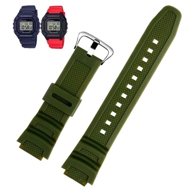 Dây Đeo Cao Su Silicone 18mm YIFILM cho Casio W-218h, F-108, AE1.200, 1.000, 1.300 - Giá 63.430₫ 7
