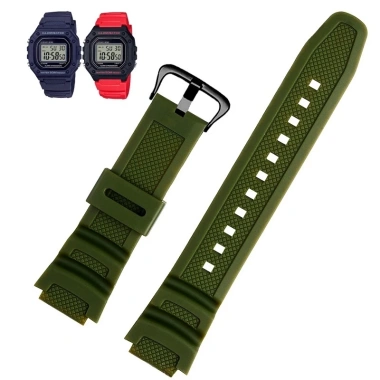 Dây Đeo Cao Su Silicone 18mm YIFILM cho Casio W-218h, F-108, AE1.200, 1.000, 1.300 - Giá 63.430₫ 8