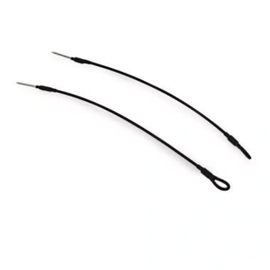 Dây đeo chip từ chống trộm cho túi xách, giày dép - hợp kim bọc nhựa đen 17cm, giá 150k