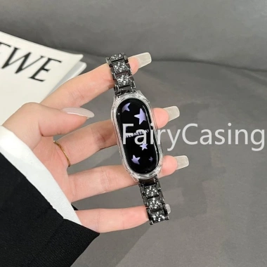 Dây đeo cổ tay 12mm kim loại không gỉ cho Xiaomi Mi Band 10/9/8/7/6/5/4/3 NFC - Vòng kim cương sang trọng 2 Dây đeo cổ tay 12mm kim loại không gỉ cho Xiaomi Mi Band 10/9/8/7/6/5/4/3 NFC - Vòng kim cương sang trọng 2