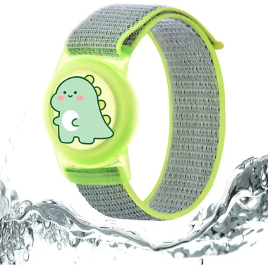 Dây đeo cổ tay AirTag chống nước cho trẻ, vòng nylon co giãn có giá đỡ, vỏ bảo vệ GPS Tracker - 29.333đ