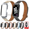 Dây đeo cổ tay da khung kim loại cho Huawei Band 10 9 8 7 6 và Honor Band 9 7 6 – Giá ưu đãi 173.635₫