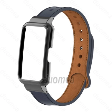Dây đeo cổ tay da khung kim loại cho Huawei Band 10 9 8 7 6 và Honor Band 9 7 6 – Giá ưu đãi 173.635₫