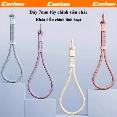 Dây đeo cổ tay đan ngắn cho ốp lưng điện thoại, không kén dòng máy - iPhone, OPPO, Samsung, Xiaomi - Giá 35.800₫