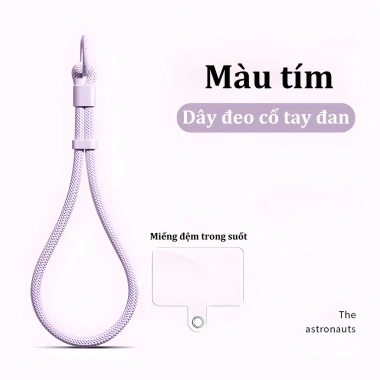 Dây đeo cổ tay đan ngắn cho ốp lưng điện thoại, không kén dòng máy - iPhone, OPPO, Samsung, Xiaomi - Giá 35.800₫