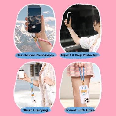 Dây đeo cổ tay Rock Ủy quyền Doraemon - Đa năng, tương thích iPhone, giá chỉ 108k