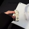Dây đeo Corduroy thủ công cho Xiaomi 10 9 8, Band10 – Điều chỉnh, gốm, giá 111.100 9
