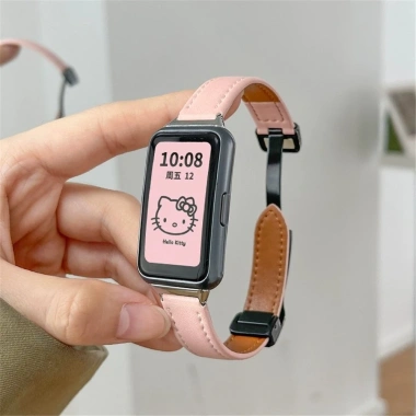 Dây đeo da cao cấp thay thế cho Huawei Band 10-9-8-7-6, Honor Band 7-6 - Giá chỉ 236.177 VND 3