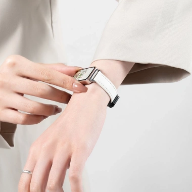 Dây đeo da cao cấp thay thế cho Huawei Band 10-9-8-7-6, Honor Band 7-6 - Giá chỉ 236.177 VND 5