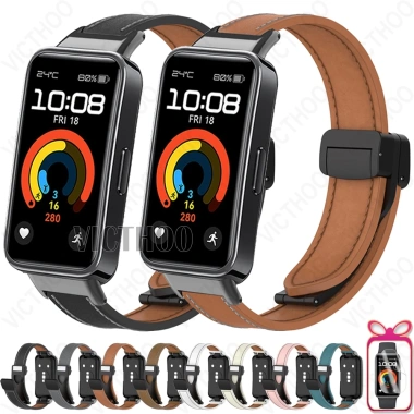 Dây Đeo Da Khóa cho Huawei Band 10-6 & Honor Band 7-6 - Giá ưu đãi 171.600₫