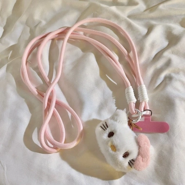 Dây Đeo Đa Năng Charm Mèo và Móc Khóa - Phù Hợp Mọi Loại Ốp Điện Thoại, Giá Ưu Đãi 27.550₫