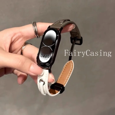 Dây Đeo Da Rỗng Ceramic cho Xiaomi Mi Band 10-9-8-7-6-5-4-3, Thay Thế 128.700 VND 7