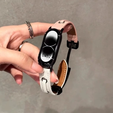 Dây Đeo Da Rỗng Ceramic cho Xiaomi Mi Band 10-9-8-7-6-5-4-3, Thay Thế 128.700 VND 10