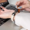 Dây đeo da thật cao cấp cho Xiaomi Mi Band 10NFC - Eo nhỏ, nam nữ, giảm giá 3