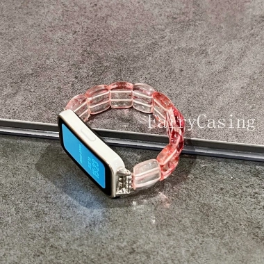 Dây đeo đàn hồi nhựa trong suốt cho Huawei Fit 3/4/4Pro, Honor Band 6/7 - 77.000đ