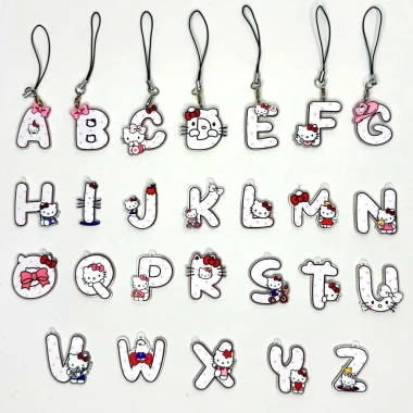 Dây Đeo Điện Thoại Kitty Alphabet – Cute, Giá Khuyến Mãi 12.500 VNĐ