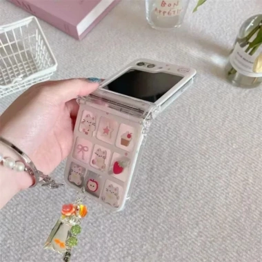 Dây đeo điện thoại SEIZ6O cá vàng may mắn DIY chống mất, thiết kế hoa cho cô gái - Giá 46.200₫ 5