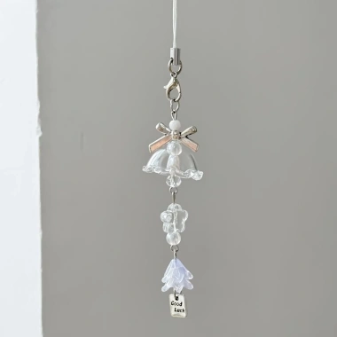 Dây đeo điện thoại SEIZ6O cá vàng may mắn DIY chống mất, thiết kế hoa cho cô gái - Giá 46.200₫ 10
