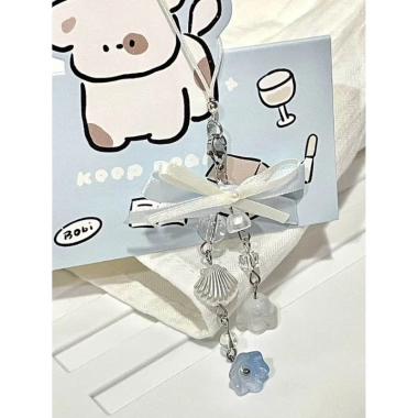 Dây đeo điện thoại y2k hình gấu, túi xách ngôi sao chống thất lạc - Giá 44.990₫ 5