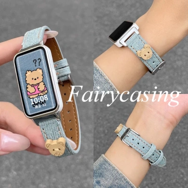 Dây đeo đồng hồ cao bồi gấu nhỏ cho Huawei Band 10/9/8, Honor Band 9 - 81.400₫