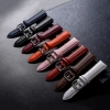 Dây đeo đồng hồ da bò hoa văn trơn, khóa kim, vòng tay mềm 8 màu, đa dạng size 12‑22mm - Giá chỉ 60.502₫ 2