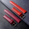 Dây đeo đồng hồ da bò hoa văn trơn, khóa kim, vòng tay mềm 8 màu, đa dạng size 12‑22mm - Giá chỉ 60.502₫ 3