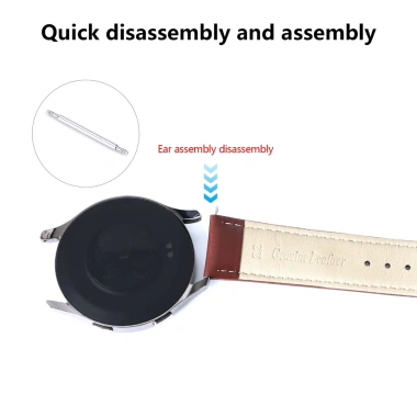 Dây đeo đồng hồ da bò hoa văn trơn, khóa kim, vòng tay mềm 8 màu, đa dạng size 12‑22mm - Giá chỉ 60.502₫