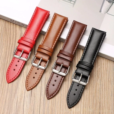 Dây đeo đồng hồ da thật 12-24mm da bò trơn - Thể thao, giá chỉ 55.000đ
