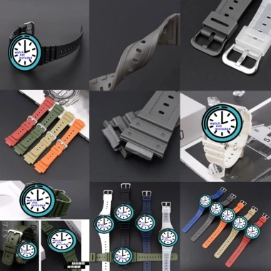 Dây đeo đồng hồ silicon 16mm cho Casio G-Shock DW-6.900, 5.600E, GA-2.100 - Nhựa mềm, bền, giảm giá 20%