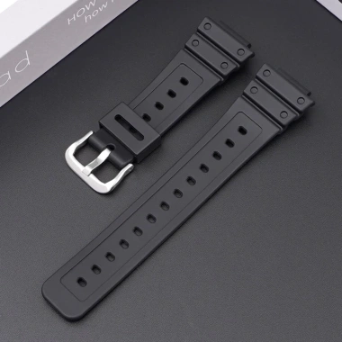 Dây đeo đồng hồ silicon 16mm cho Casio G-Shock DW-6.900, 5.600E, GA-2.100 - Nhựa mềm, bền, giảm giá 20%