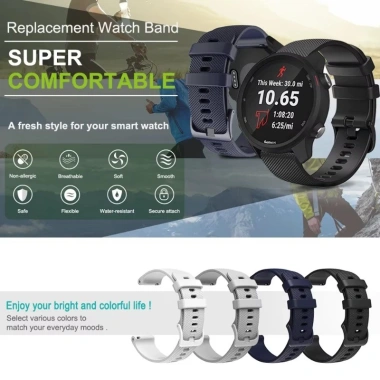 Dây đeo đồng hồ silicon 18-22mm cho Garmin Venu 3, Vivoactive 3/4, Forerunner 245 - Giá ưu đãi 80.214₫ 3 Dây đeo đồng hồ silicon 18-22mm cho Garmin Venu 3, Vivoactive 3/4, Forerunner 245 - Giá ưu đãi 80.214₫ 3